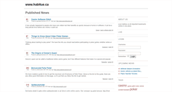 Desktop Screenshot of habitue.ca