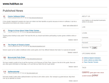 Tablet Screenshot of habitue.ca